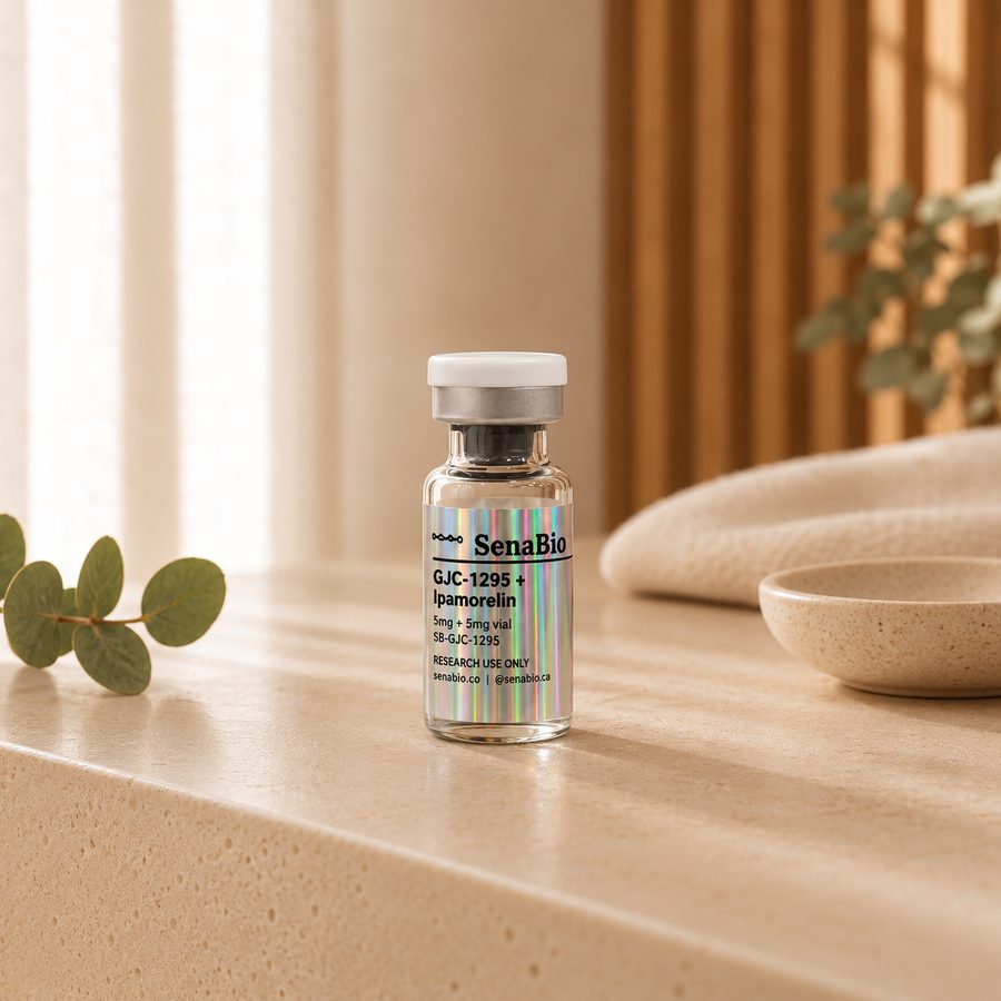 SenaBio CJC-1295 No DAC + Ipamorelin 5mg + 5mg blend vial